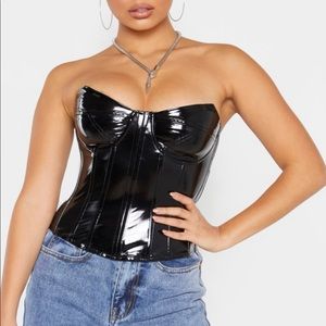 Leather Corset Top